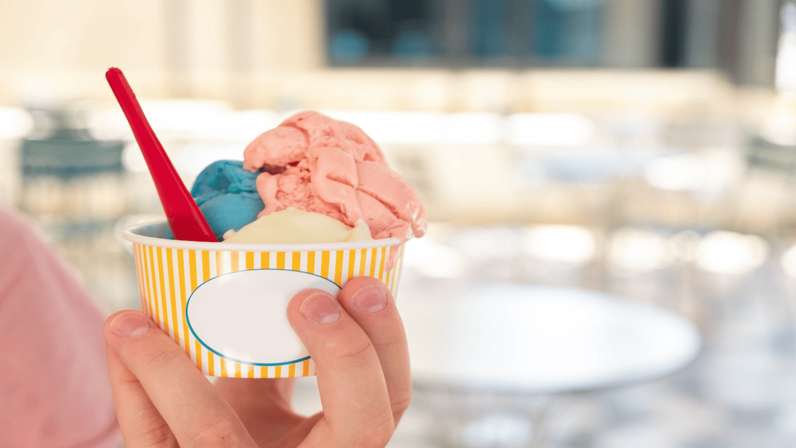 small frozen yogurt cup