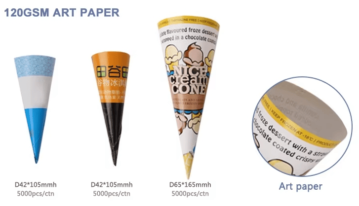 common ice cream packaging materials