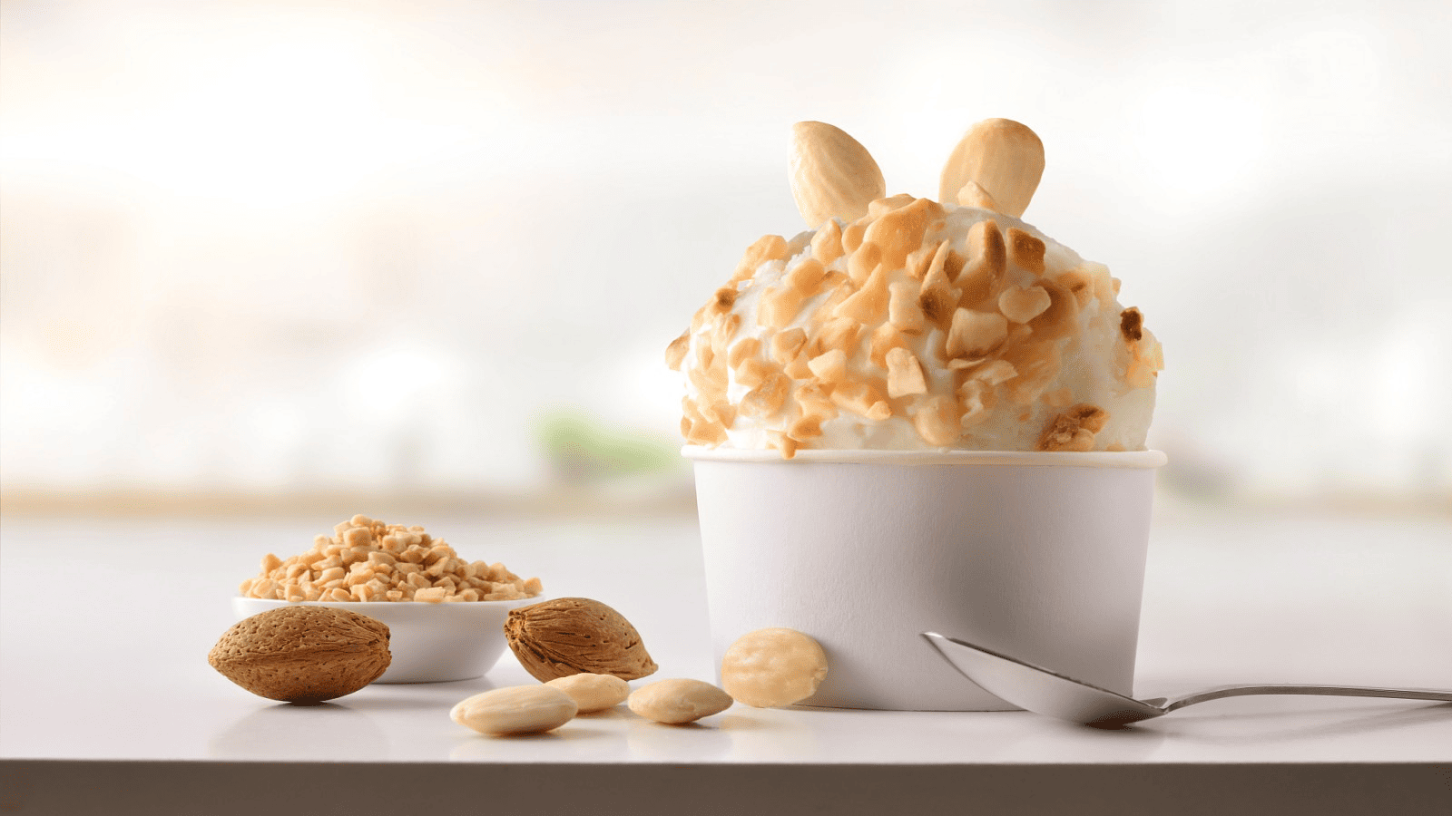 gold effect ice cream