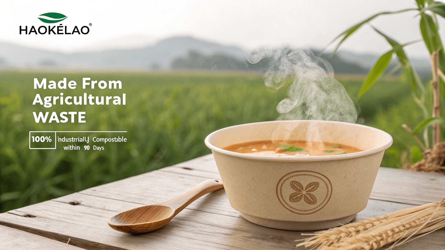 Food safe certified paper soup container