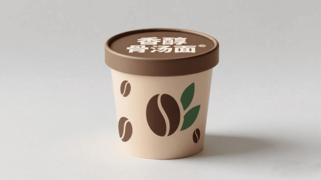 How to Custom Noodle  Paper Cups  ?