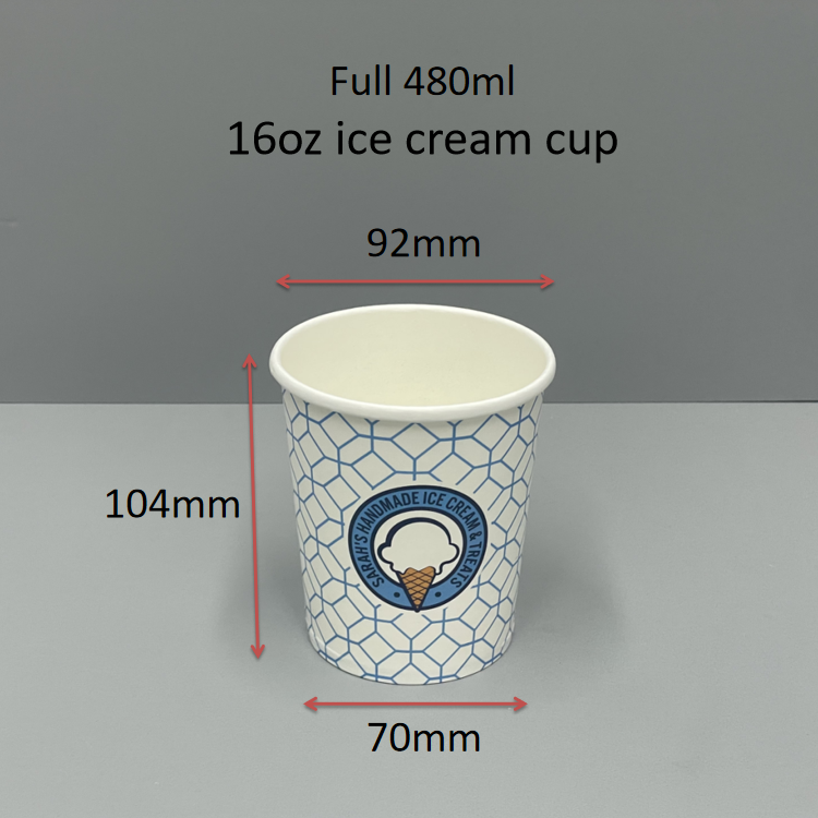Custom Logo Print instant ramen noodle paper cup