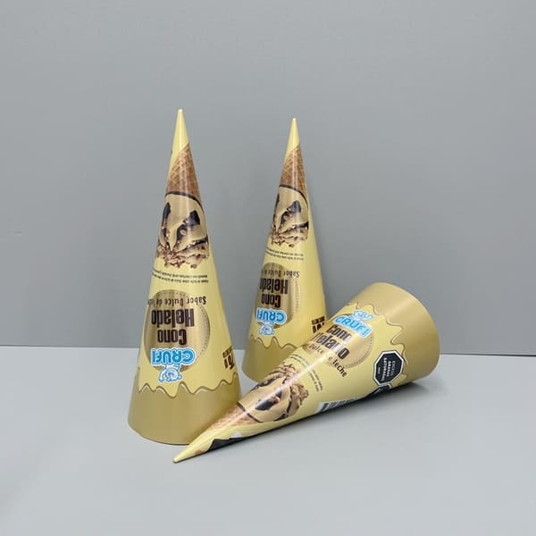 22 degree Custom Ice Cream Cone Paper