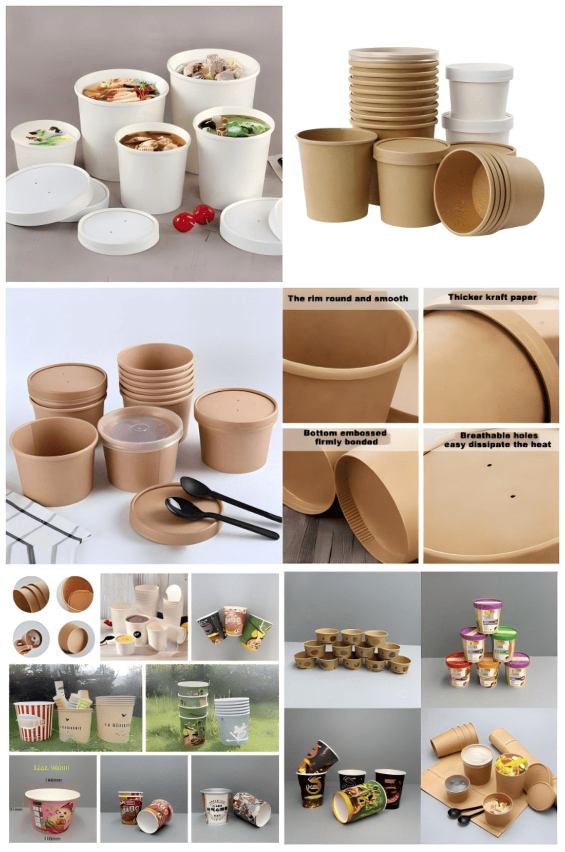 Bioleader Paper Soup Bowl