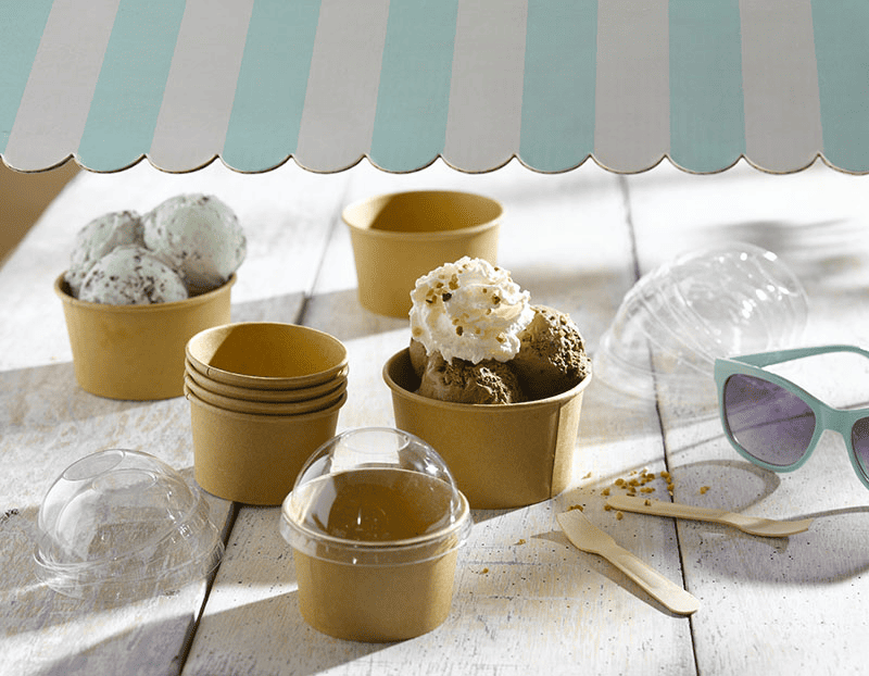 paper used in ice cream