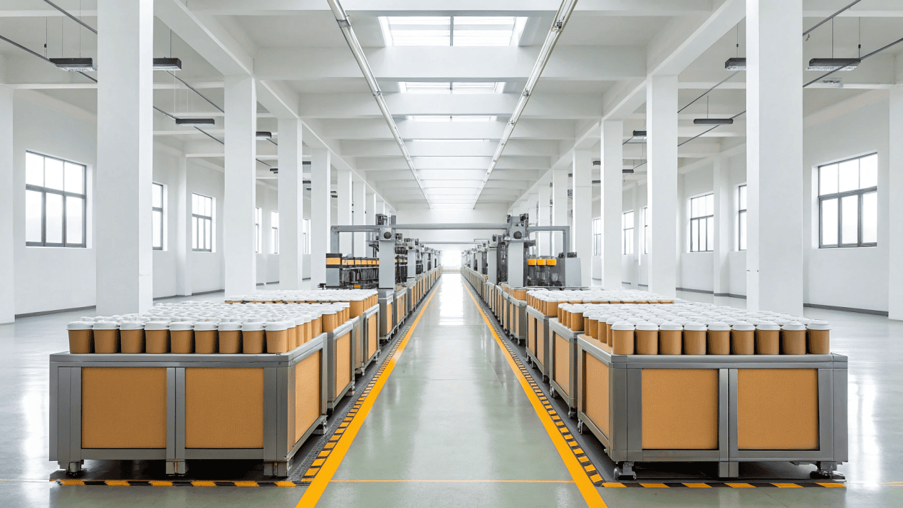 A modern, efficient paper packaging factory in China