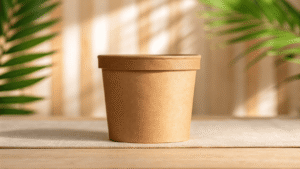 Kraft Paper Ice Cream Cups