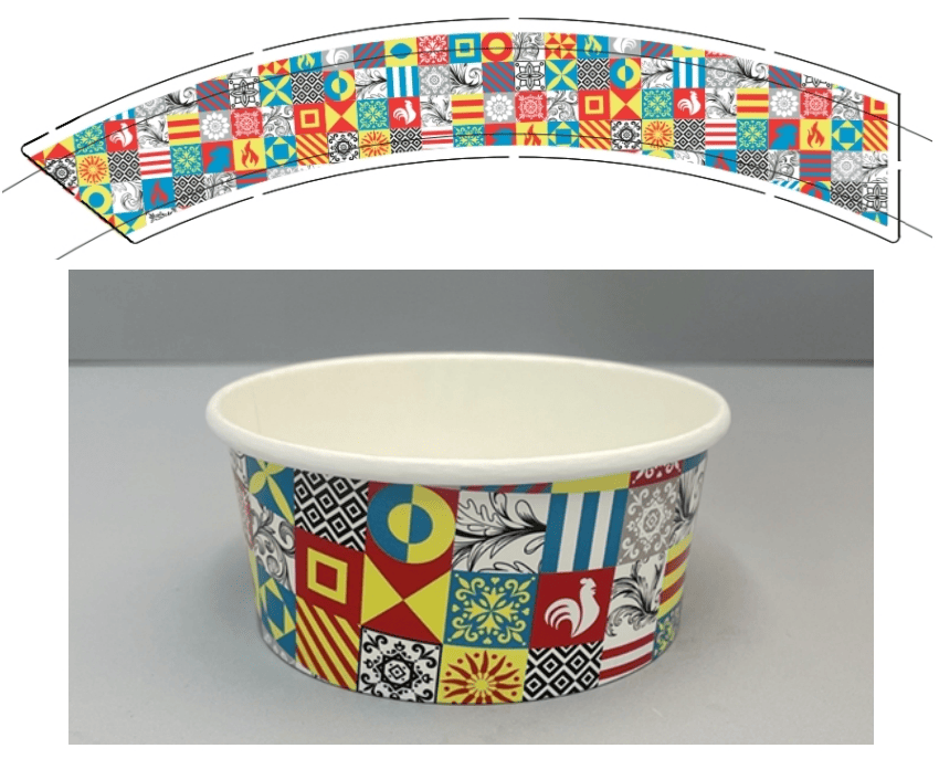 disposable salad paper bowls