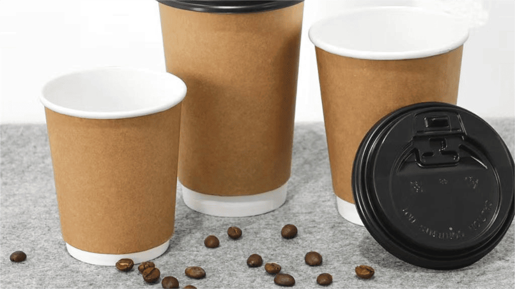 paper cup decomposing in a landfill