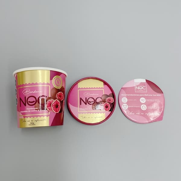 UV Print Shiny 12oz Ice Cream Paper Cup