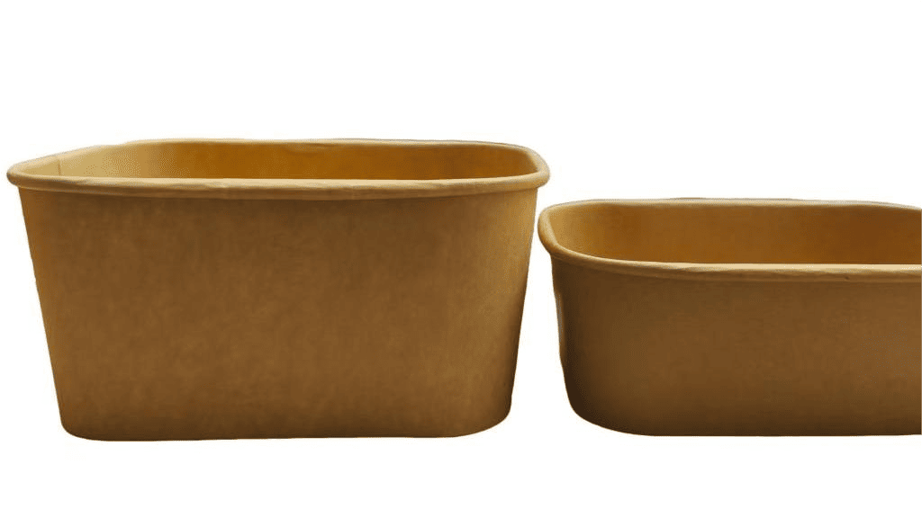 comparing standard and thickened paper bowls
