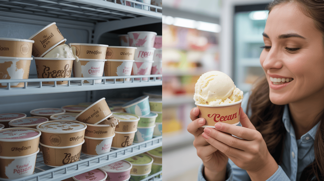 high performance ice cream paper cups