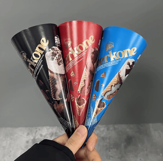 ice cream cone sleeve production process