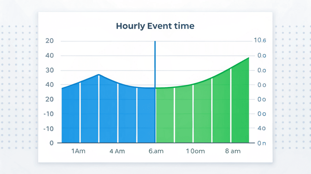 Forecasting Cup Volume for Events A chart showing event attendance and drink consumption rate over time.