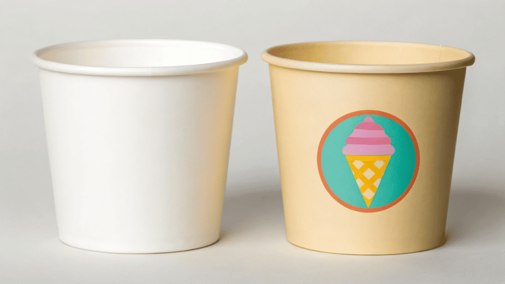 Are Logo-Printed Ice Cream Cups Worth the Extra Cost?