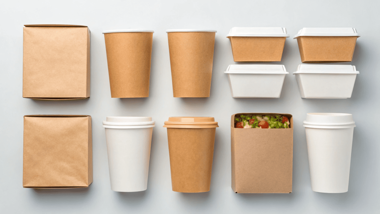 Takeaway and Delivery Food Packaging Solutions A collection of different takeaway food packaging solutions