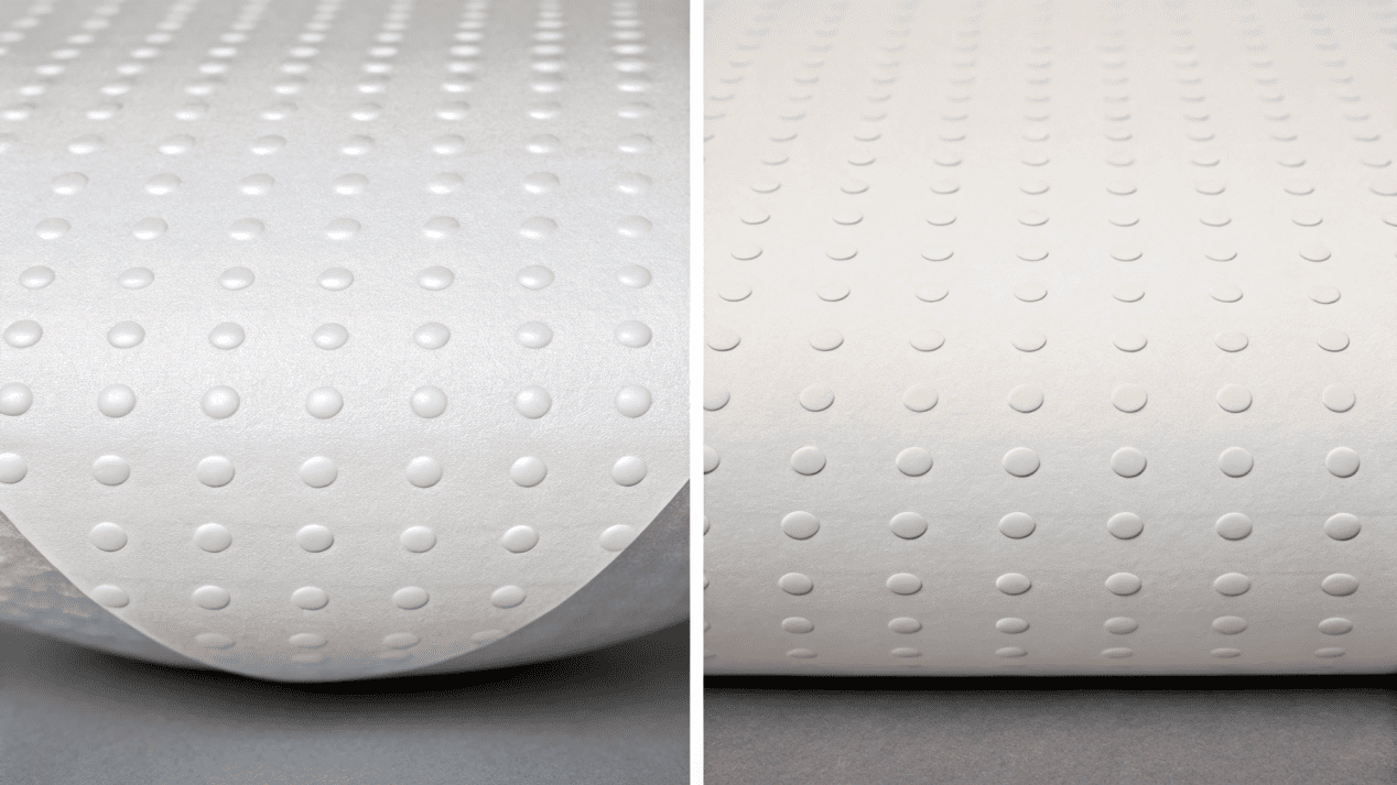 Flexographic vs. Offset Printing Methods A close-up split-screen showing the difference in detail between Flexo and Offset printing.