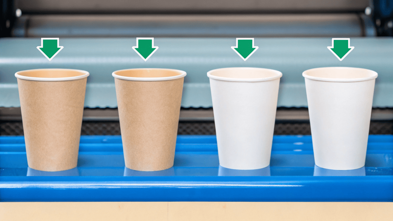 How Water-Based Coating Enables Recycling A diagram showing how a water-based coating separates from paper fiber during recycling.