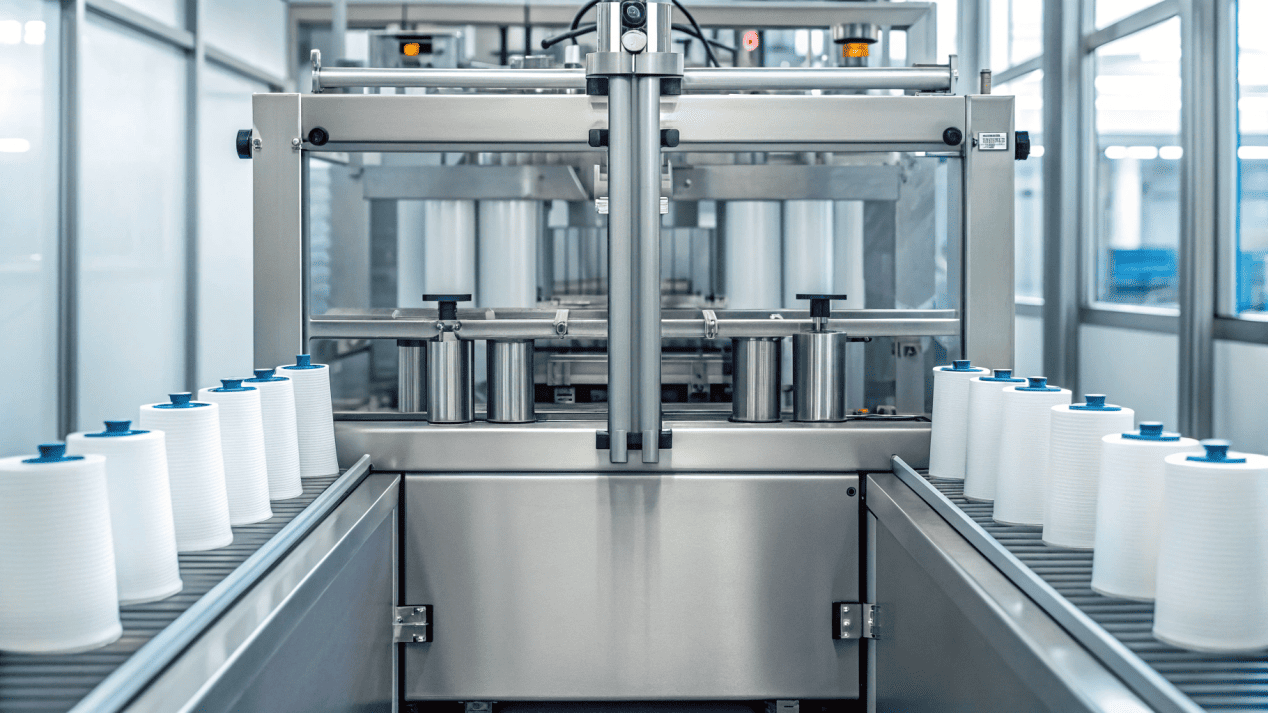 Technical Challenges of Water-Based Coating A state-of-the-art paper cup manufacturing machine with complex controls.