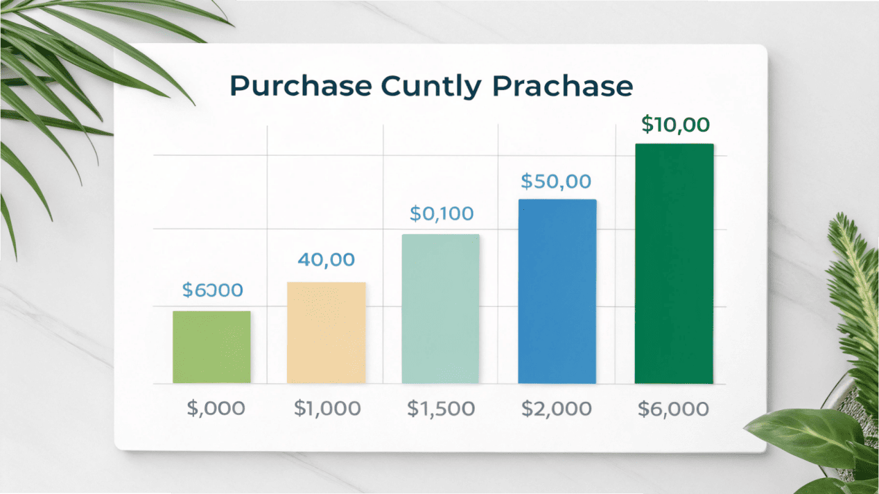 A chart showing tiered pricing discounts for paper bowls.