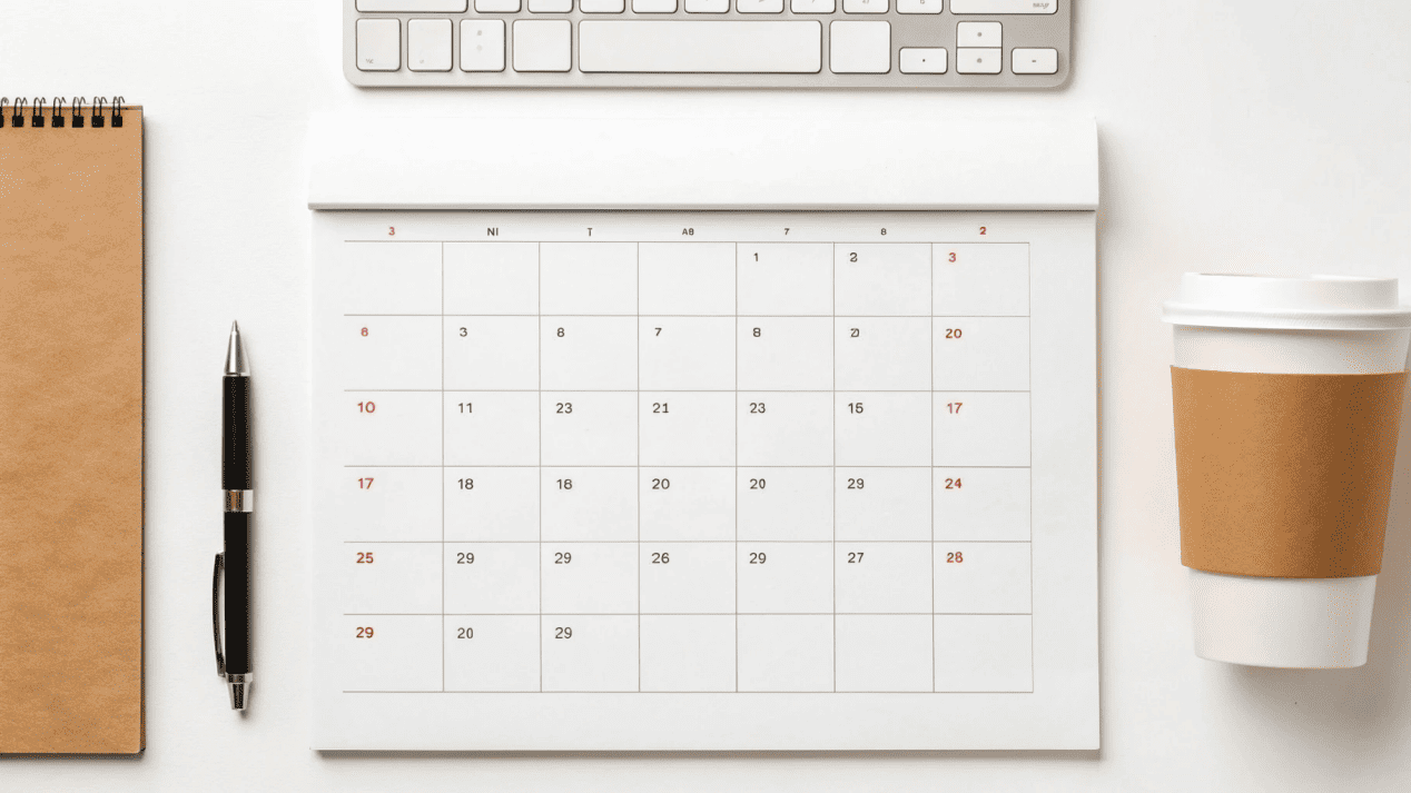 Setting a Smart Reorder Frequency A calendar page with a date circled and labeled "Reorder Cups."