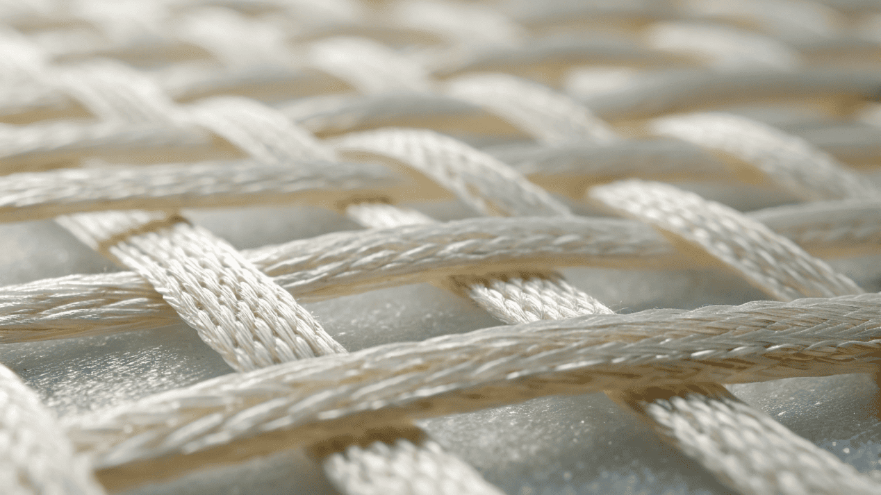 Material Innovation in Paper Cups A microscopic view showing water-based coating on paper fibers.