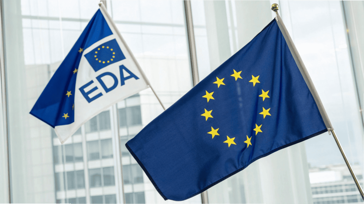 Logos of the FDA and the European Union flag representing food safety standards.